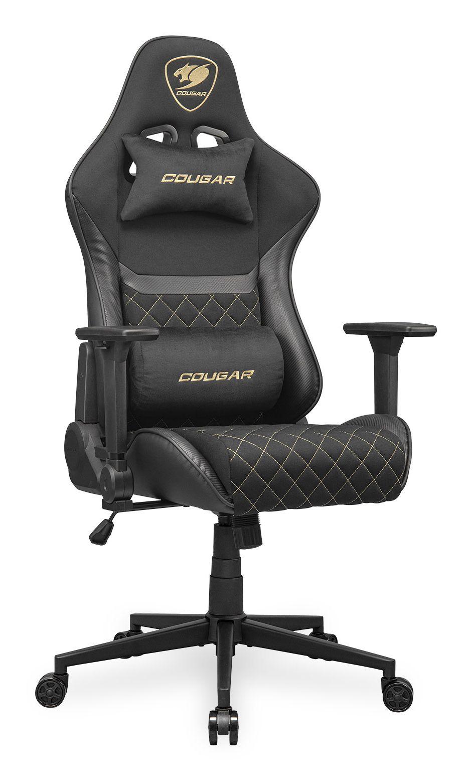 Cadeira Gaming COUGAR ARMOR ONE V2 GOLD F (120 kg - 10 cm - 90–155° - Preto/Dourado), miniatura 3