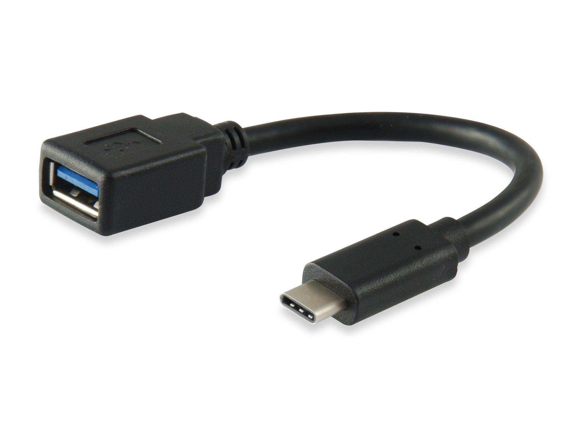 Adaptador USB-C para USB-A EQUIP 133455 (0,15 m - USB A - USB C - Preto)