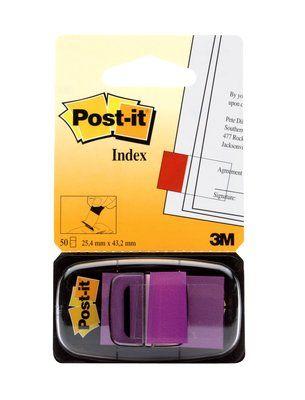 Dispensador de Marcadores Index Autocolantes 3M 680-8 (25,4 x 43,1 mm - Roxo)