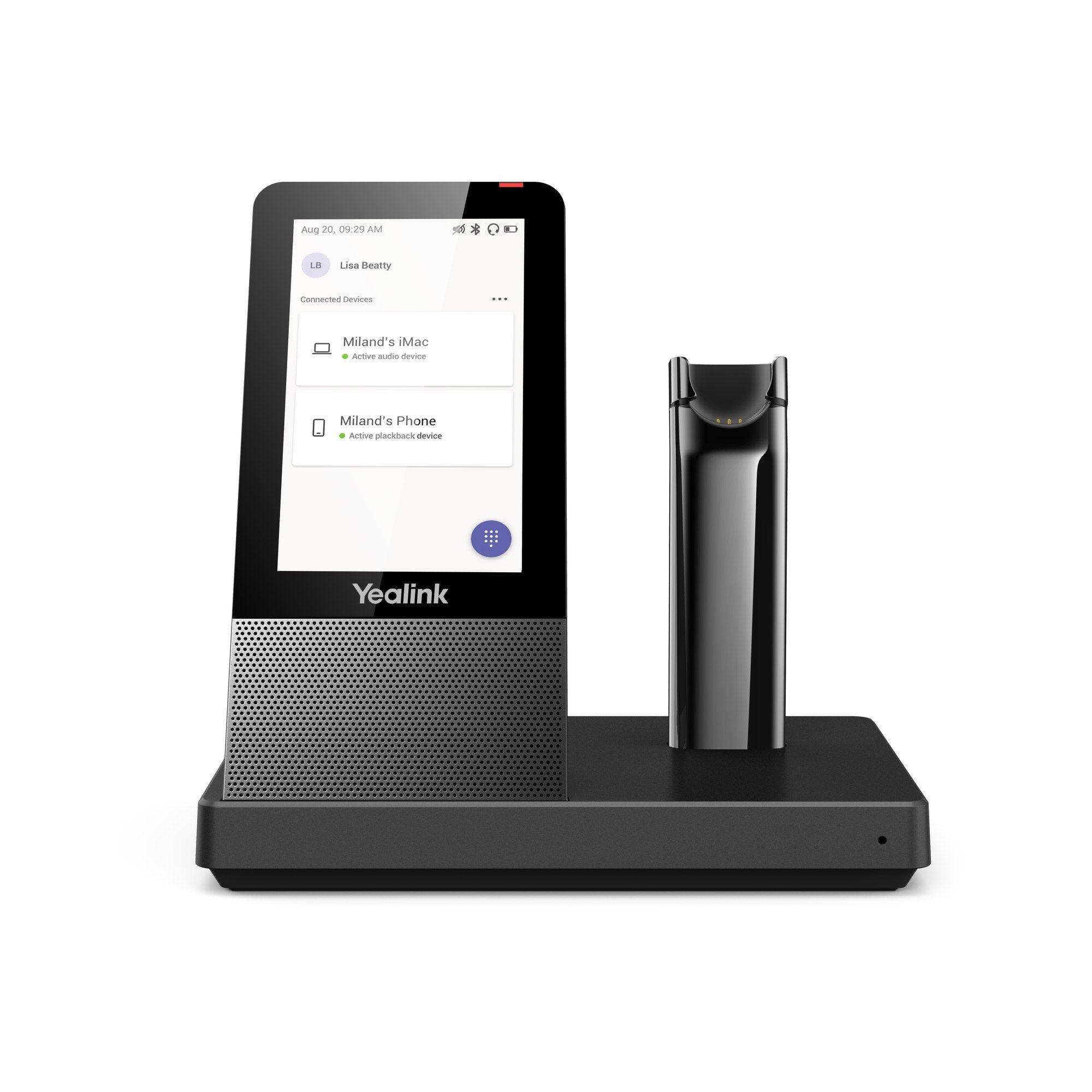Estação Base DECT YEALINK WHB670 (DECT 6.0 - USB Type-A - Preto)