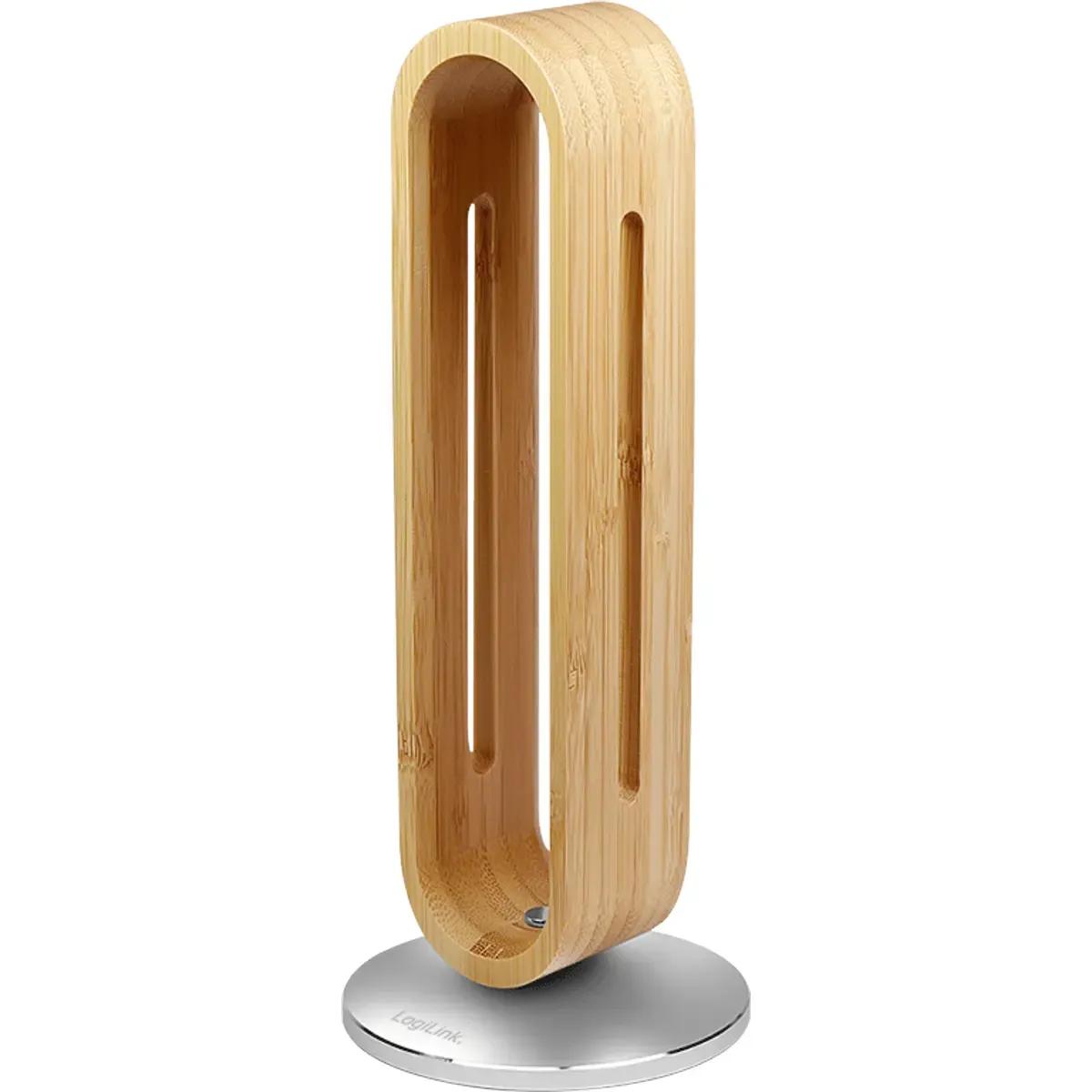 Suporte para Auscultadores LOGILINK AA0194 (Castanho-claro e Prateado), miniatura 2
