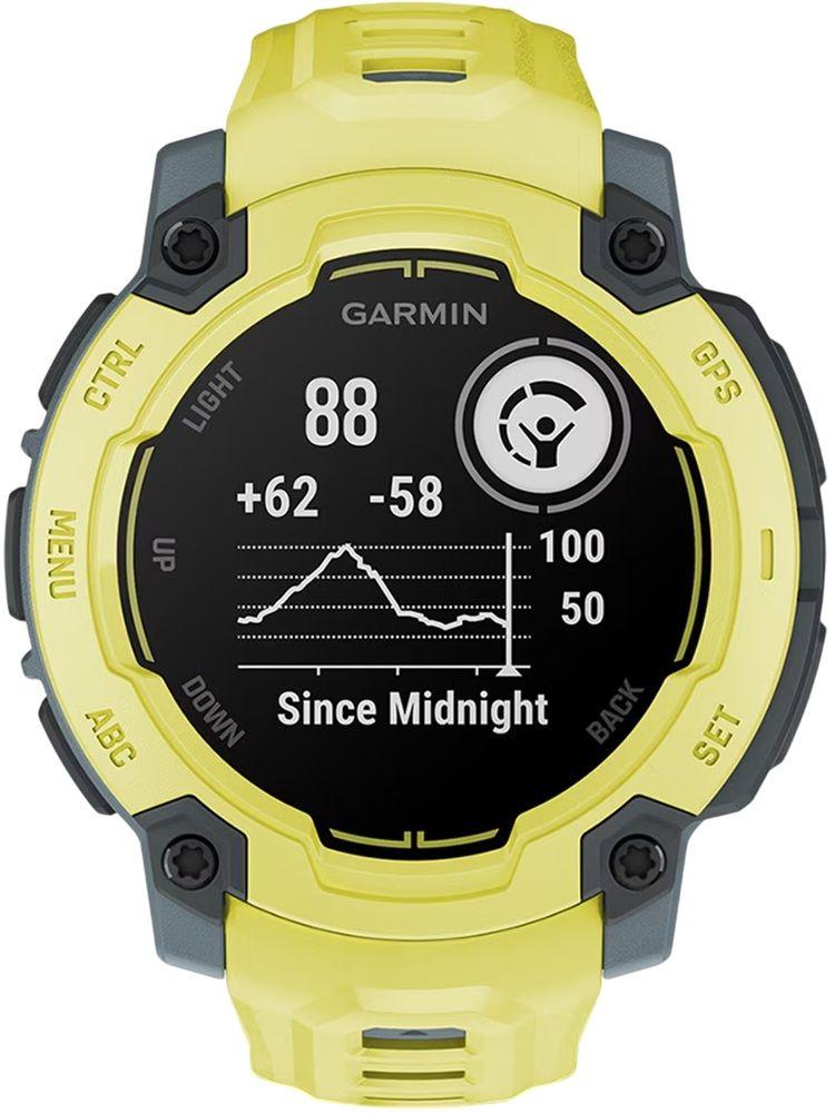 Smartwatch GARMIN Instinct E 45mm (Redondo - Android, iOS - MIP - Amarelo) — miniatura 3