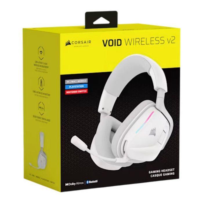 Headset Gaming CORSAIR VOID Wireless V2 (Headset Gaming - Circum-aural - 50 mm - Branco), miniatura 3