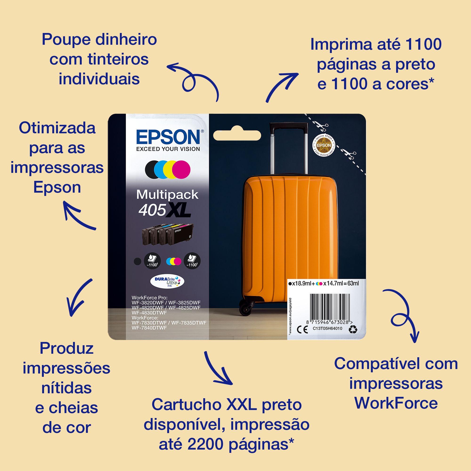 Tinteiro Original EPSON 405XL (Amarelo)