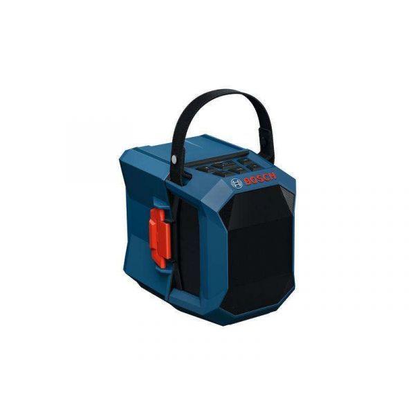 Coluna Portátil BOSCH PROFESSIONAL GPB 18V-1 C (11 W - Bluetooth - Azul/Preto)