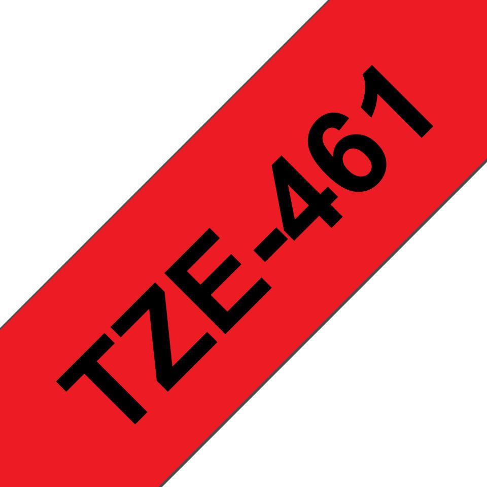 Fita de Impressão BROTHER TZe-461 (Preto sobre Vermelho)