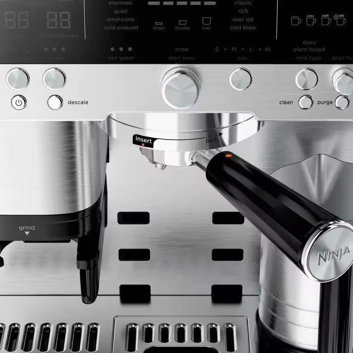Máquina de Café Expresso NINJA ES601EU (Máquina de café expresso - 1650 W - Altura 37,2 cm - Preto e Inox), miniatura 3