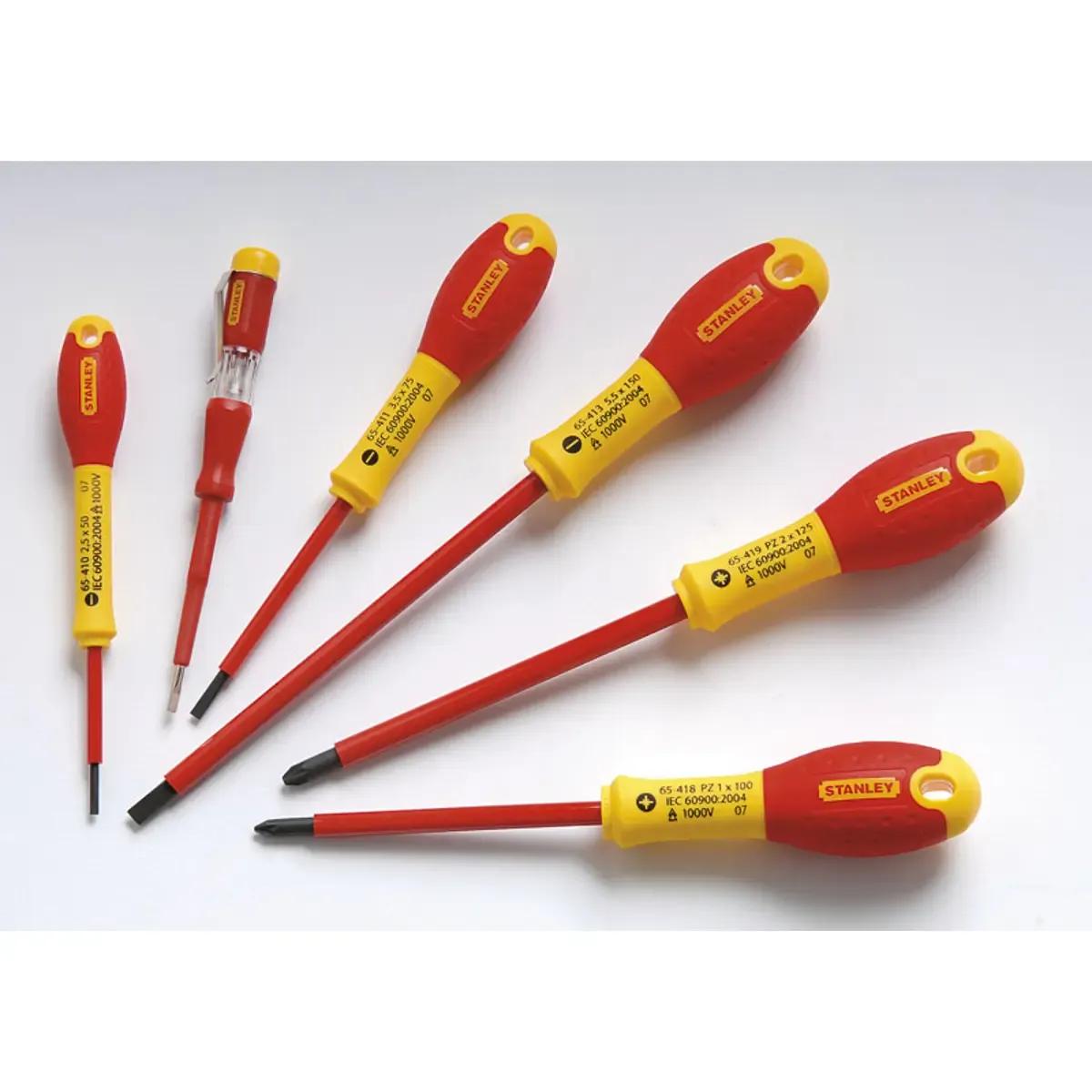 Conjunto de Chaves Isoladas STANLEY 0-65-443 (Vermelho/Amarelo) — miniatura 2
