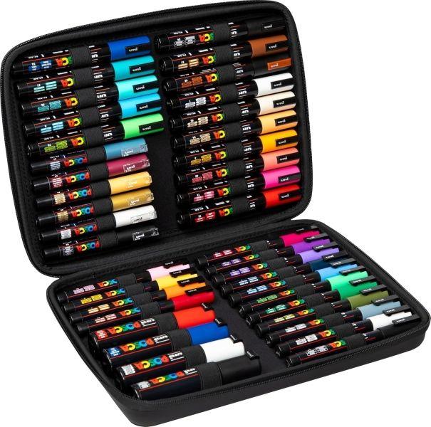 Conjunto de Marcadores de Pintura POSCA Estojo Premium (Poliéster - Cores Sortidas)
