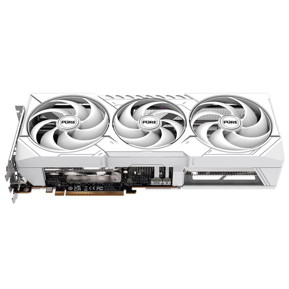Placa Gráfica SAPPHIRE Radeon RX 9070 PURE OC (AMD Radeon RX 9070 - 20 Gbit/s - 16 GB - Branco) — miniatura 5