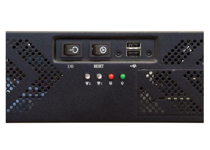 Caixa Rack para Servidor CHIEFTEC UNC-210T-B-U3-OP (ATX, Micro ATX - 400 W - Rack - Preto) — miniatura 8