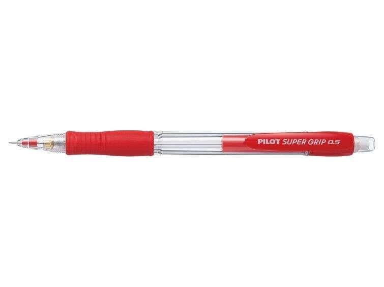 Lapiseira PILOT H185 Super Grip (Plástico - Vermelho)