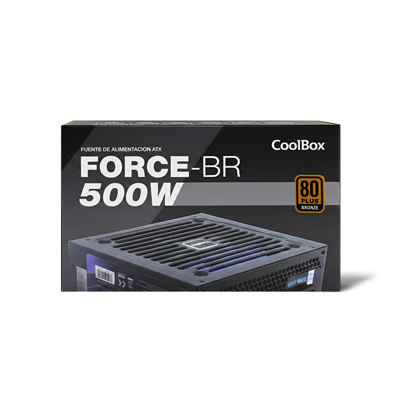 Fonte de Alimentação COOLBOX Force BR-500 (ATX - 500 W - 80 PLUS Bronze - Preto), miniatura 5