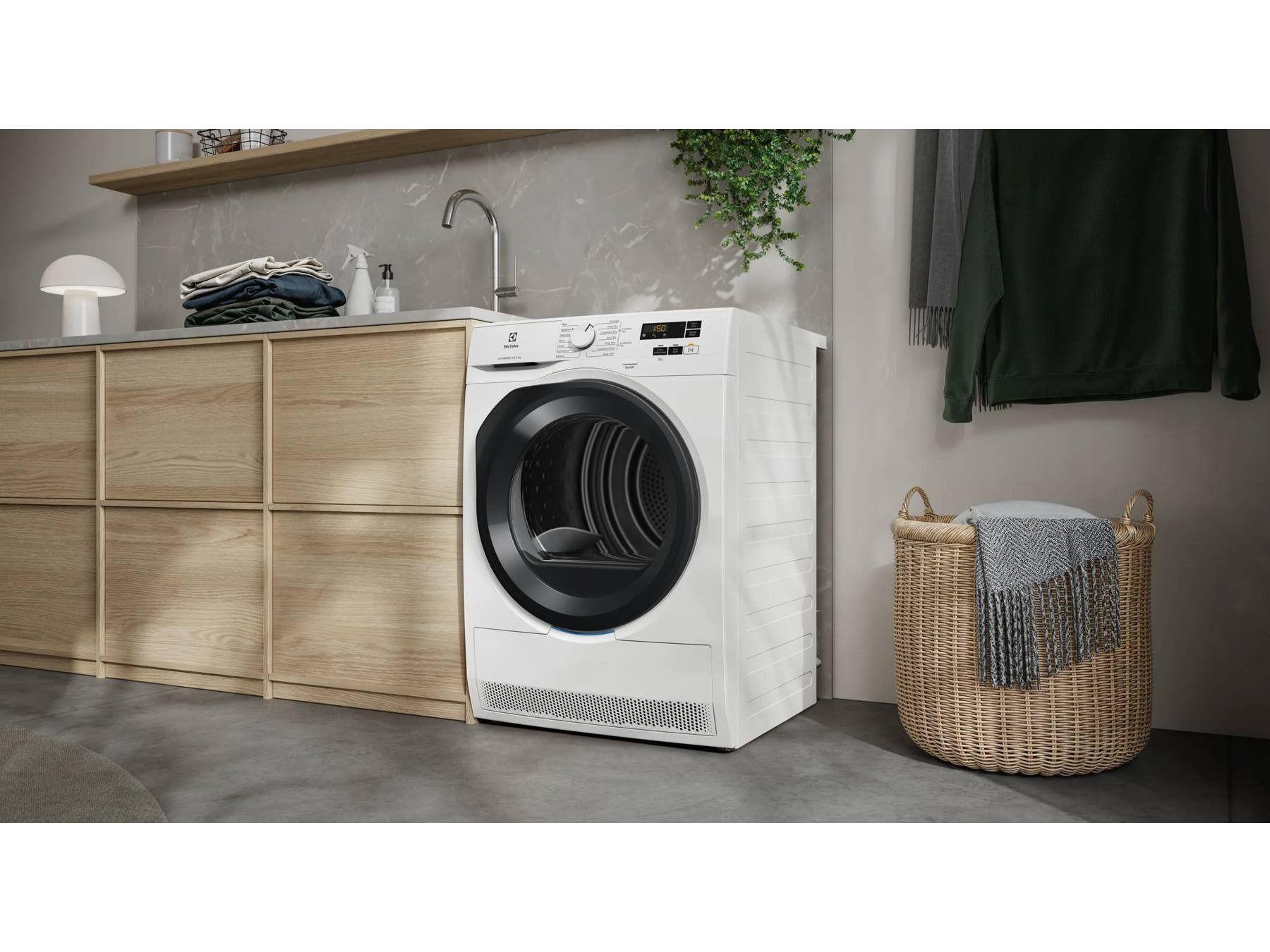 Máquina de Secar Roupa Independente ELECTROLUX EDI618A5BO (8 kg - Condensação - Esquerdo - Branco) — miniatura 2