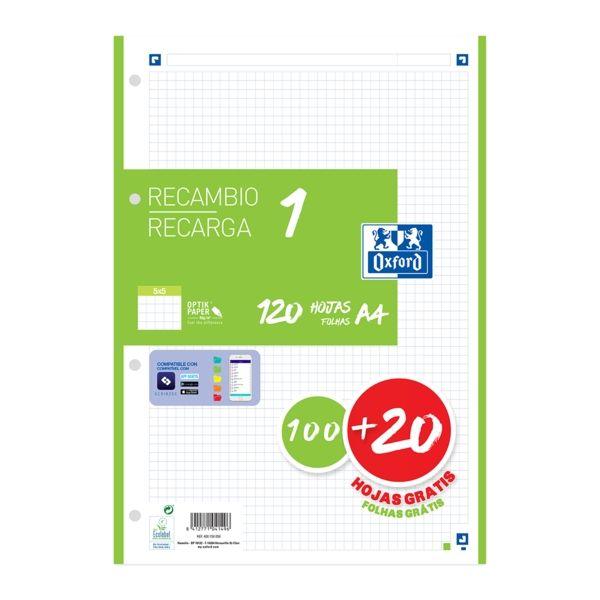 Recarga para Caderno OXFORD School A4 (A4 - Verde)
