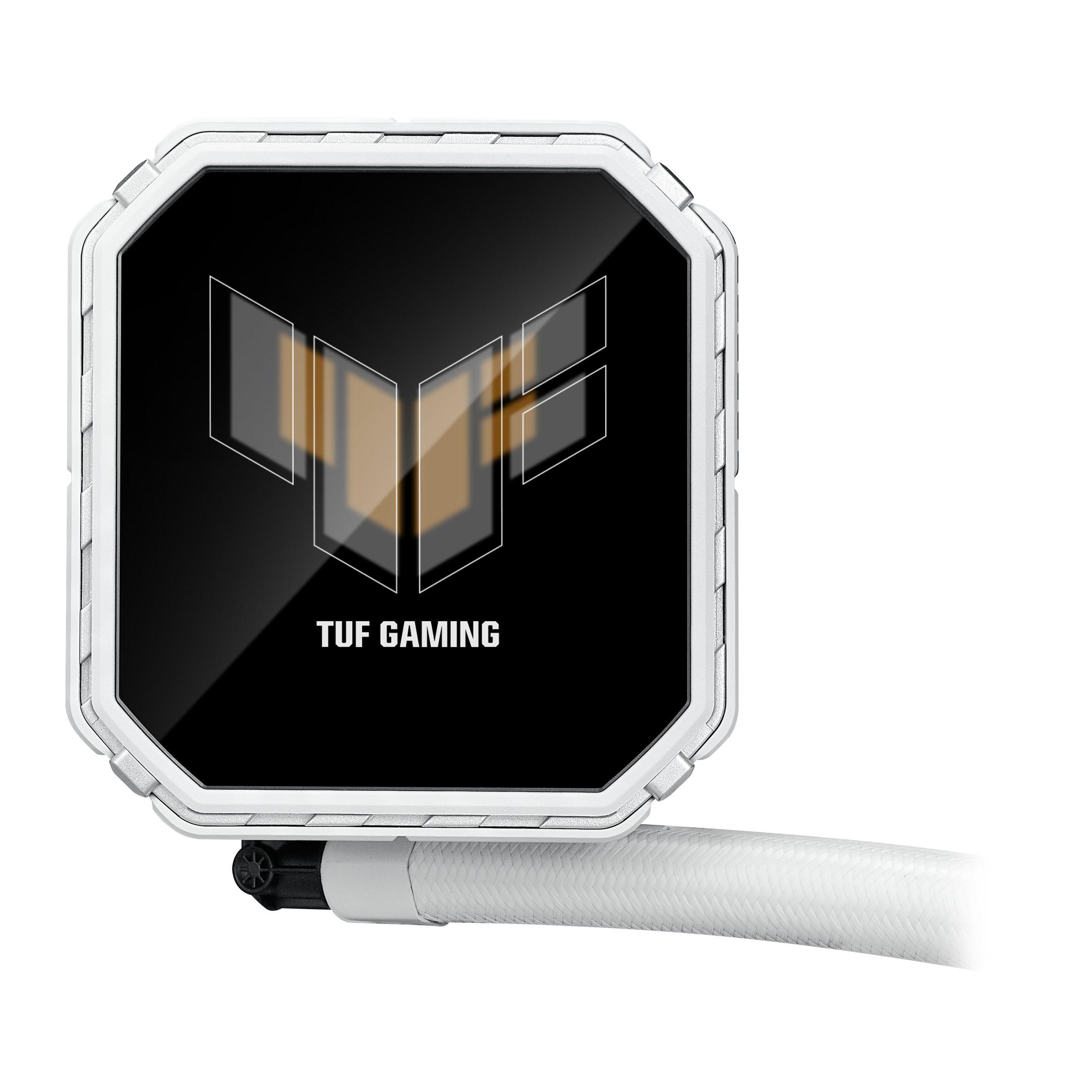 Sistema de Refrigeração Líquida Tudo-em-Um ASUS TUF Gaming LC III 360 ARGB LCD White Edition (120 mm - 3 ventoinhas - 2600 RPM - Branco) — miniatura 9
