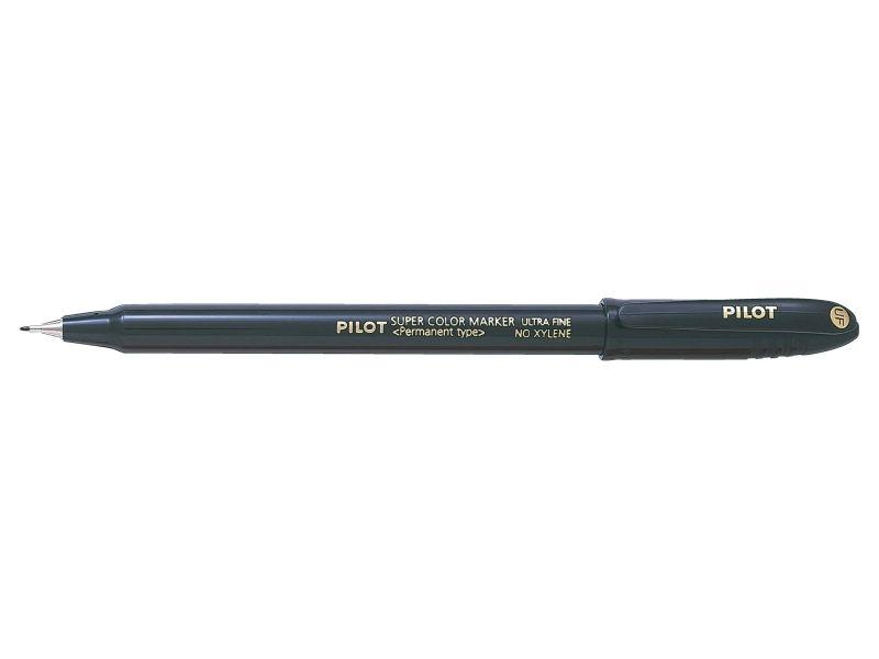 Marcador Permanente Ultra Fino PILOT Super Color (Preto)