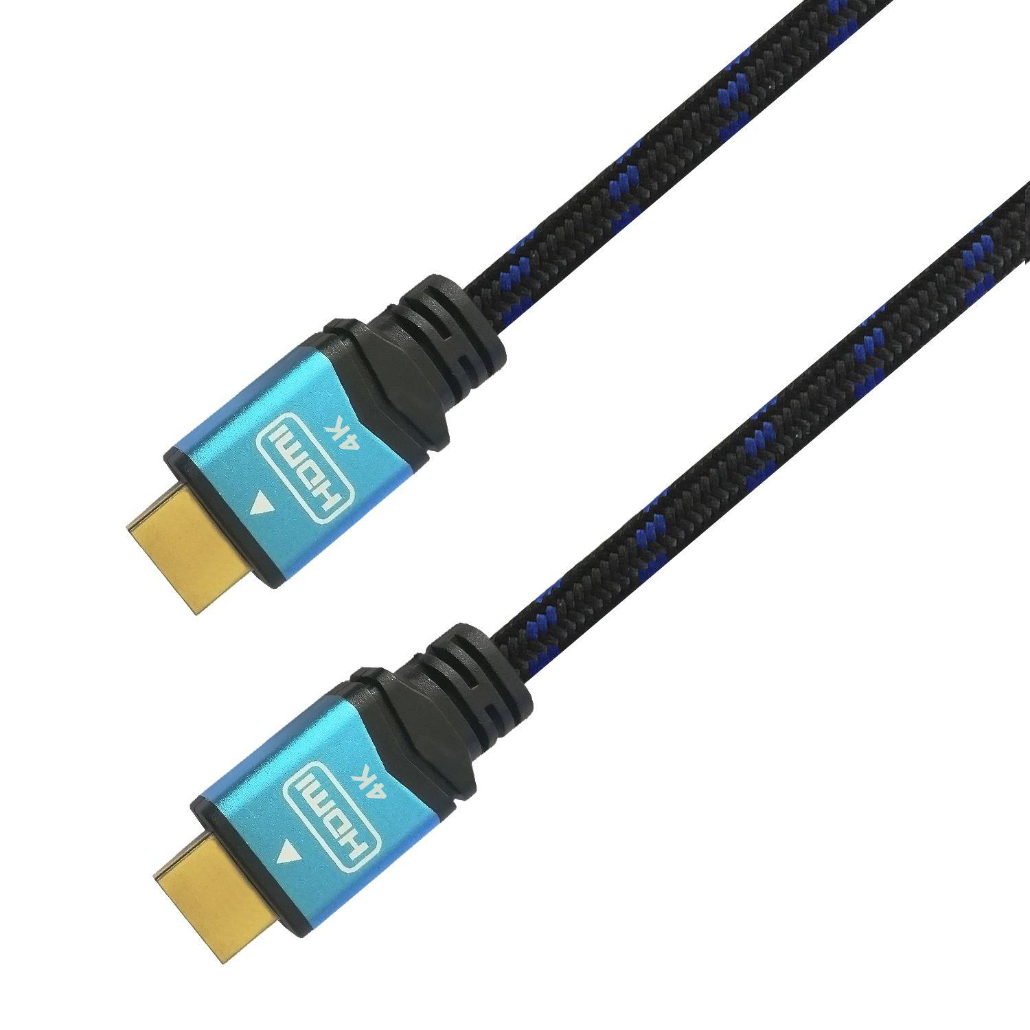 Cabo HDMI AISENS A120-0359 (5 m - 60 Hz - HDMI Type A - Preto e Azul)