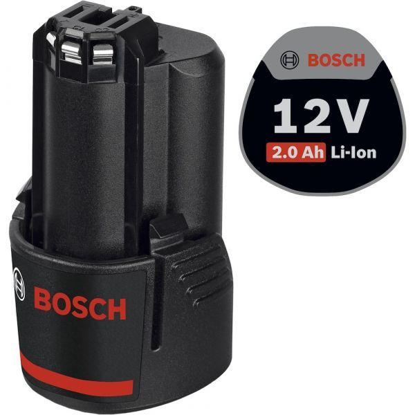 Bateria para Ferramentas Elétricas BOSCH GBA 12V 2,0 Ah (Preto)