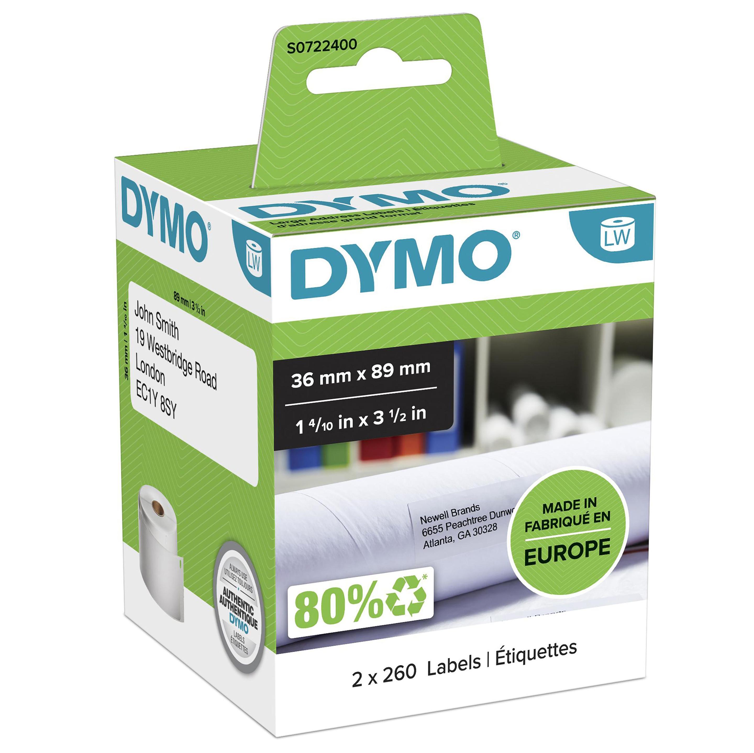 Etiquetas de Endereço DYMO LabelWriter 99012 (LabelWriter - Branco)
