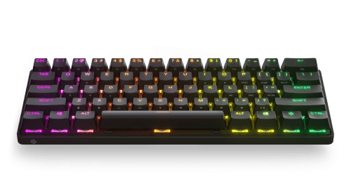 Teclado STEELSERIES Apex Pro Mini Wireless (Inglês - Mecânico - 60 - Preto)