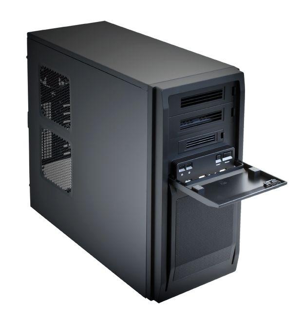 Caixa de Computador CHIEFTEC LF-02B-OP (ATX, Micro ATX - Midi Tower - Aço SECC - Preto) — miniatura 7