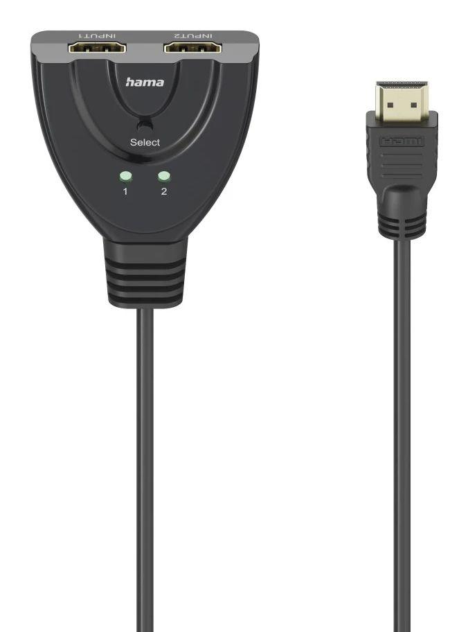 Comutador HDMI HAMA 00205323 (0,6 m - 60 Hz - Preto), miniatura 3