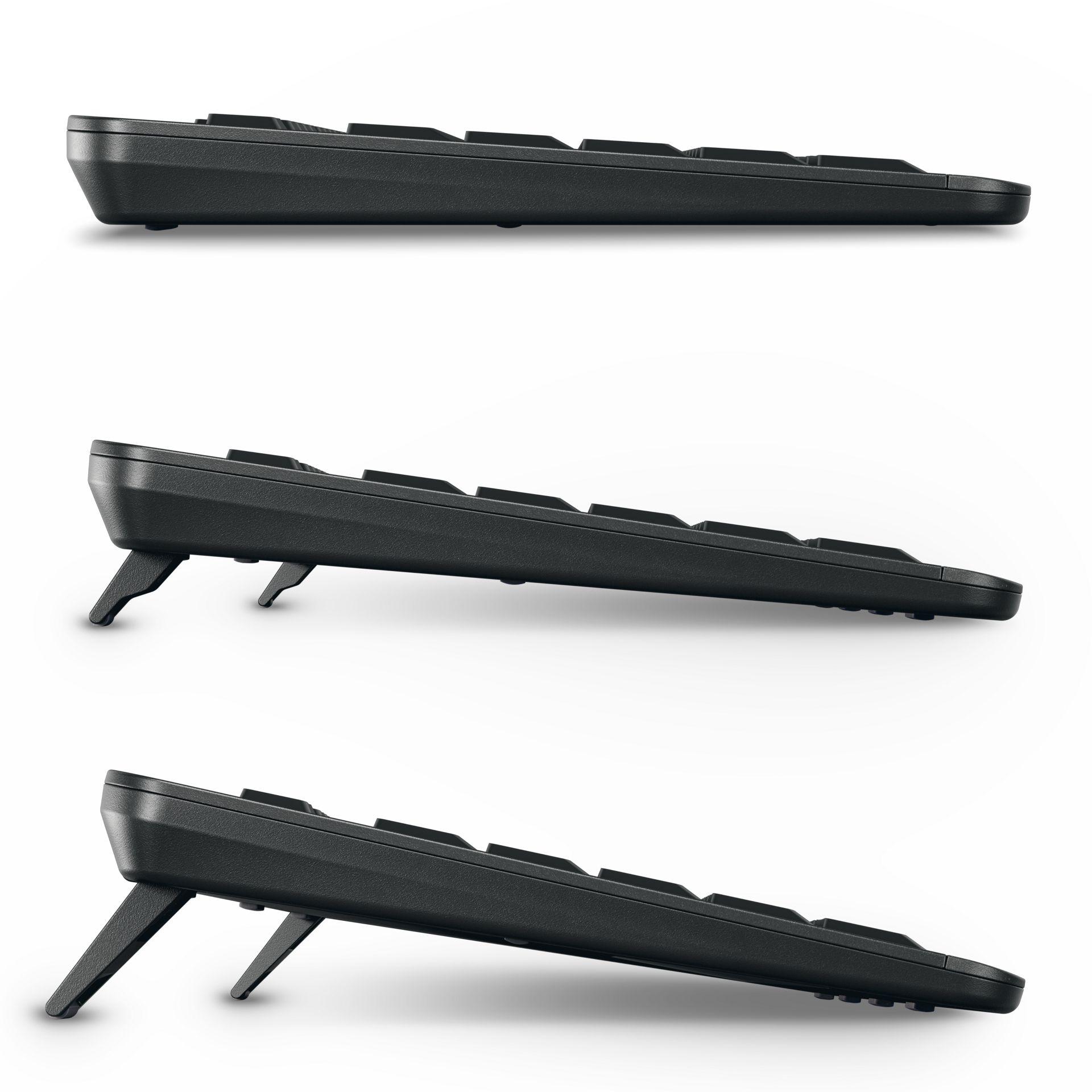 Conjunto de Teclado e Rato CHERRY STREAM DESKTOP ULTIMATE (Alemão - Teclas tesoura - Tamanho completo - Preto) — miniatura 7