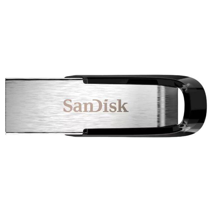 Pen USB SANDISK Ultra Flair SDCZ73-064G-G46 (64 GB - USB 3.0 - USB 3.2 Gen 1 - Preto e Prateado), miniatura 3