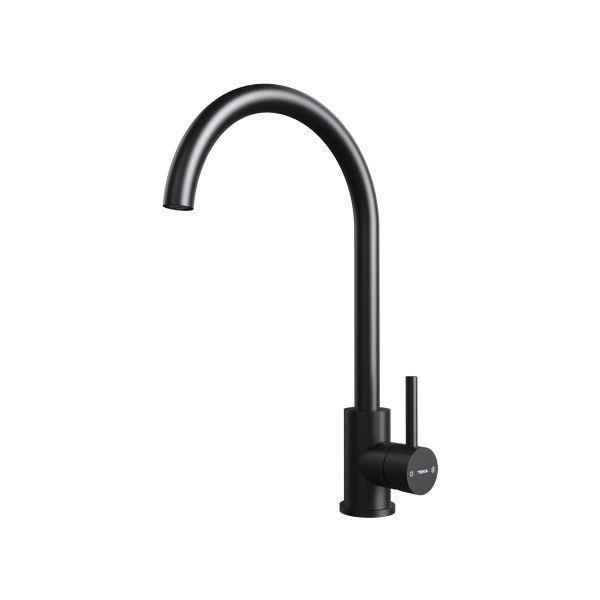 Torneira Misturadora TEKA Easy Uni 9310 (Aço inoxidável - Preto)