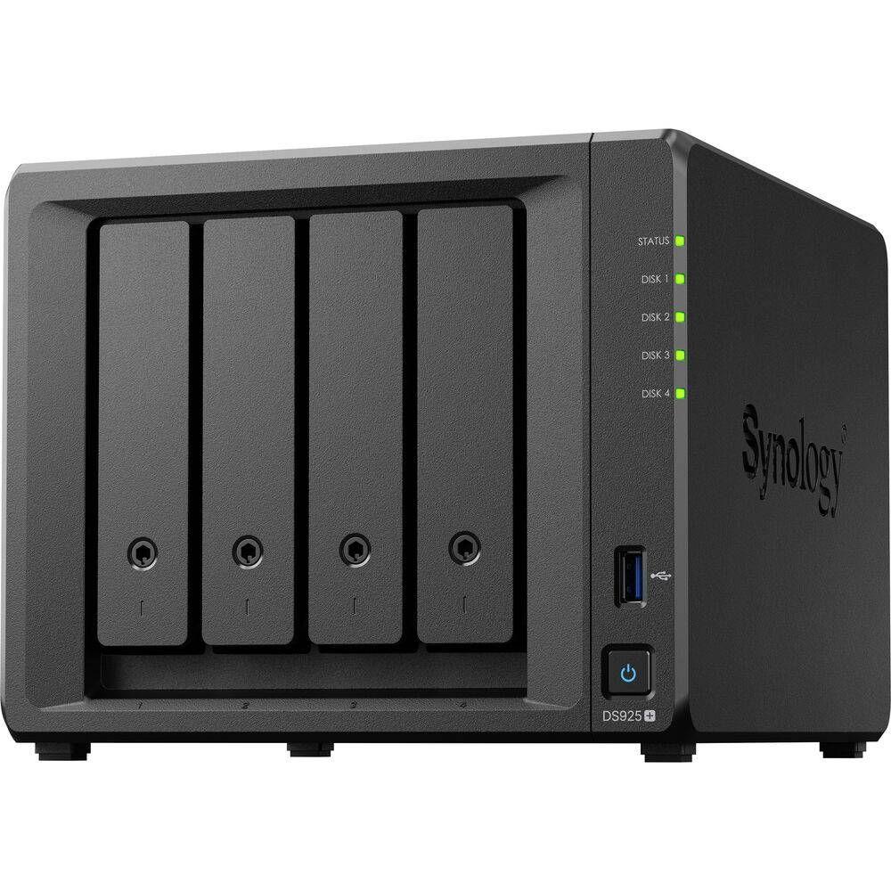 NAS SYNOLOGY DiskStation DS925+ (2.5,3.5,M.2 " - SATA e M.2 - AMD - Preto) — miniatura 2