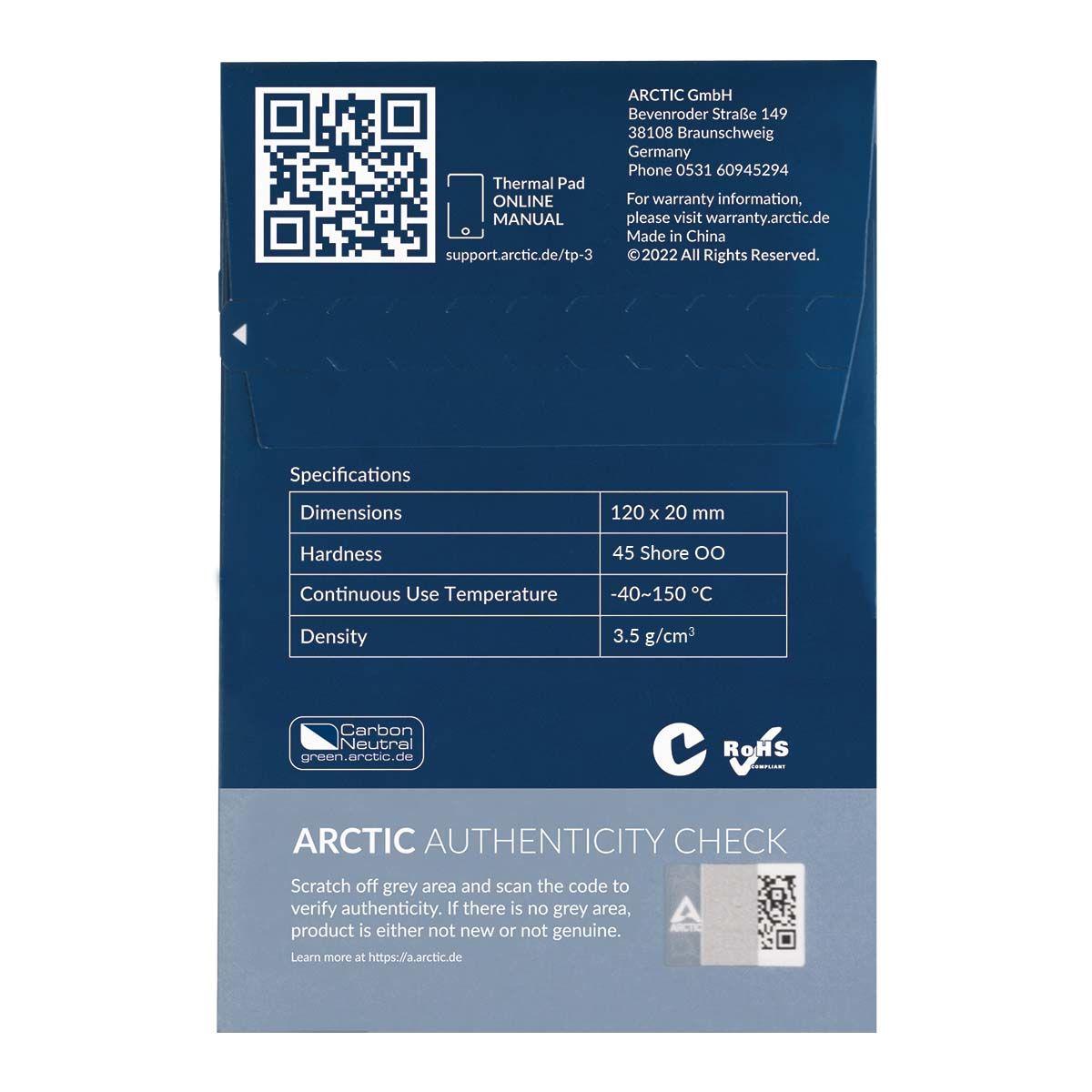 Adesivo Térmico ARCTIC Thermal Pad TP-3 (Azul) — miniatura 5