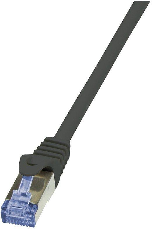 Cabo de Rede RJ45 LOGILINK CQ3053S (2 m - Cat6A - RJ-45 - Preto)