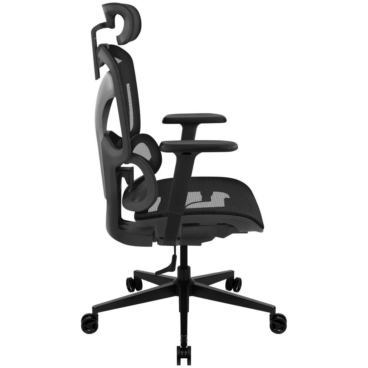 Cadeira Ergonómica THUNDERX3 YTC (125 kg - Até 78 cm em altura - Sincronizada - Preto), miniatura 4