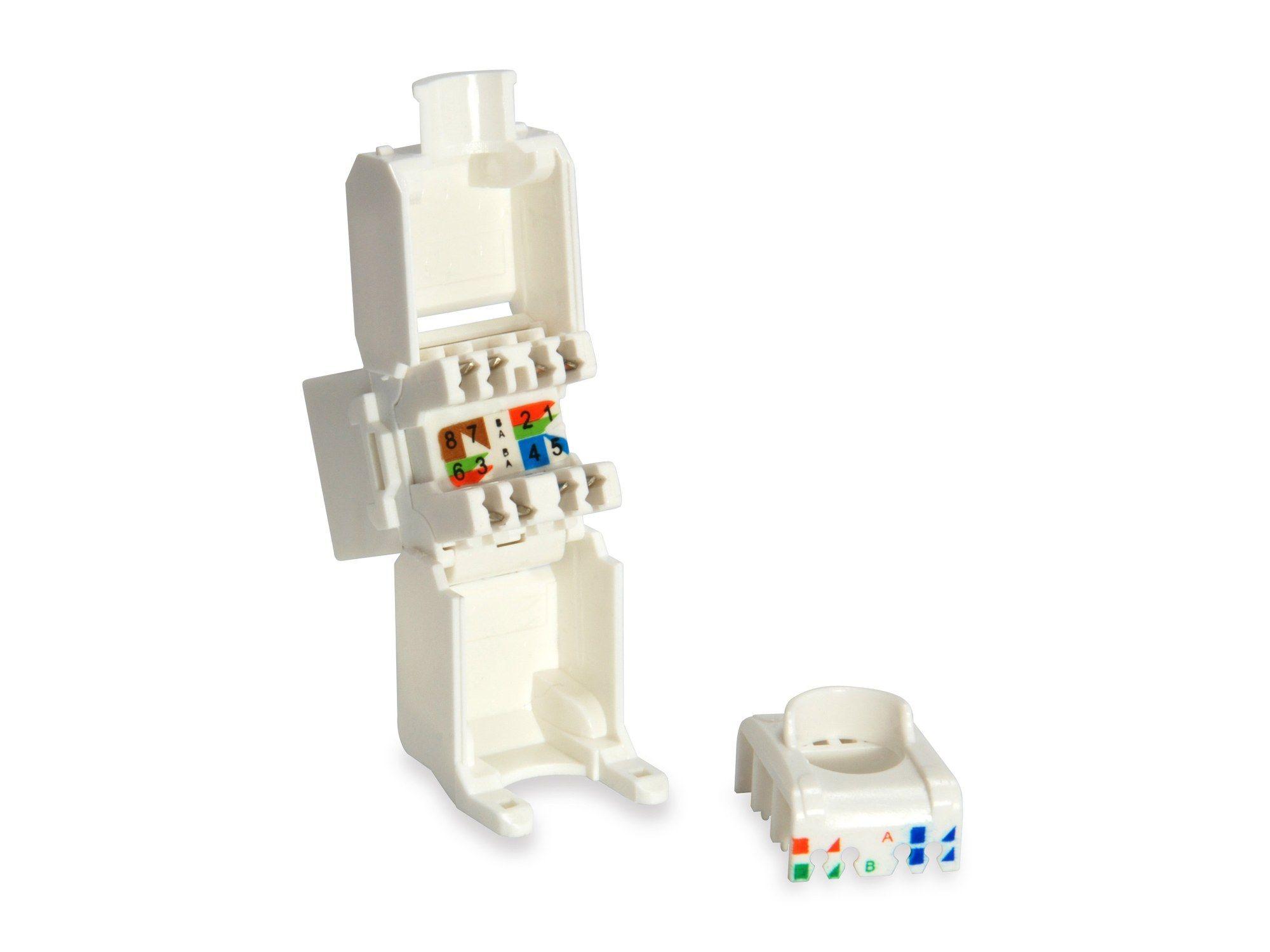 Conector Keystone RJ-45 EQUIP 769216 (LSA - Branco), miniatura 3