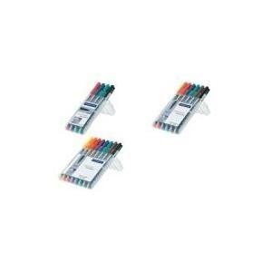 Marcador para Transparências STAEDTLER Lumocolor 315 WP6 (Não Permanente - Ponta 1,0 mm - Conjunto de 6)