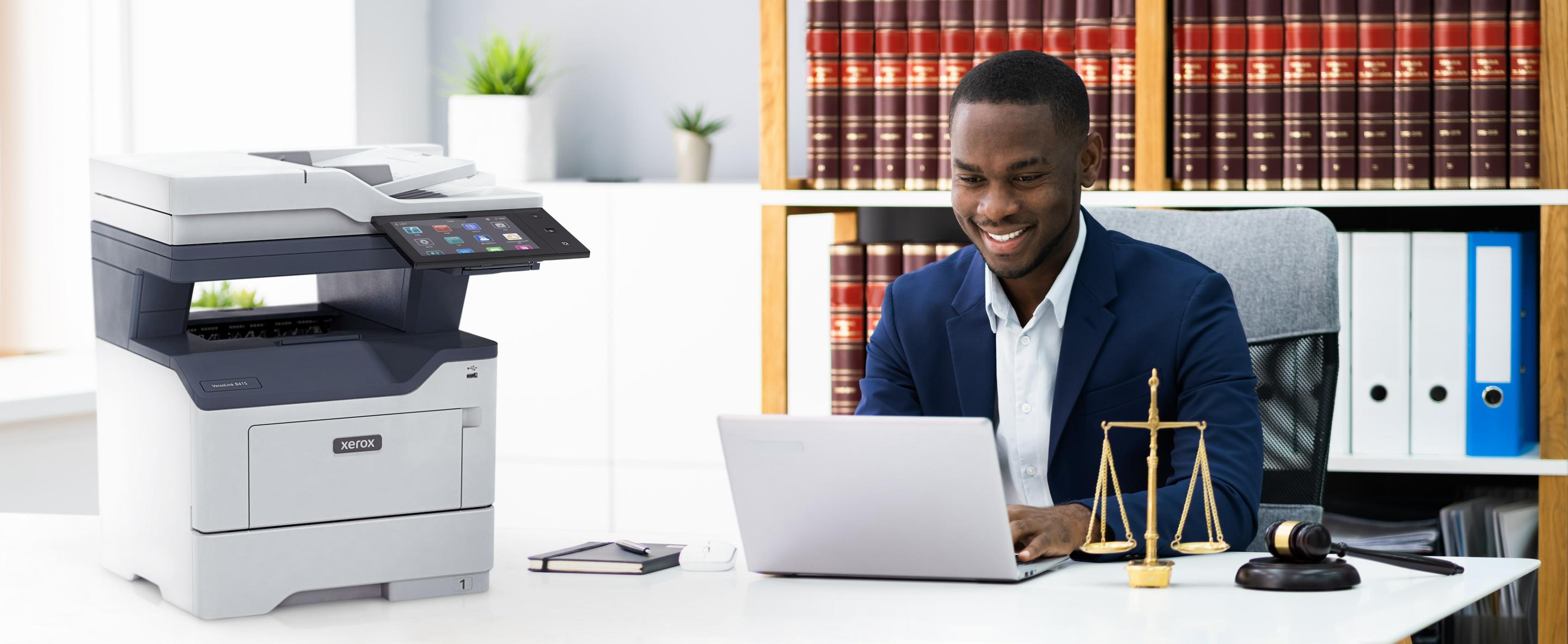 Impressora Multifuncional Laser XEROX VersaLink B415V_DN (A4 - Impressão a preto e branco - 650 folhas - Cinzento e Branco) — miniatura 14