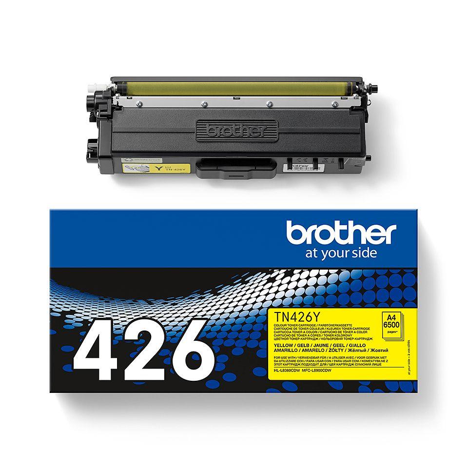 Toner BROTHER TN-426Y (6500 páginas - Amarelo), miniatura 3