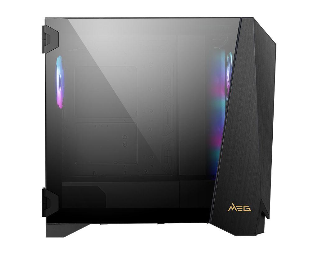 Caixa PC MSI MEG PROSPECT 700R (Midi Tower - EATX, Mini-ITX, ATX, micro-ATX - Vidro temperado, metal - Preto) — miniatura 2