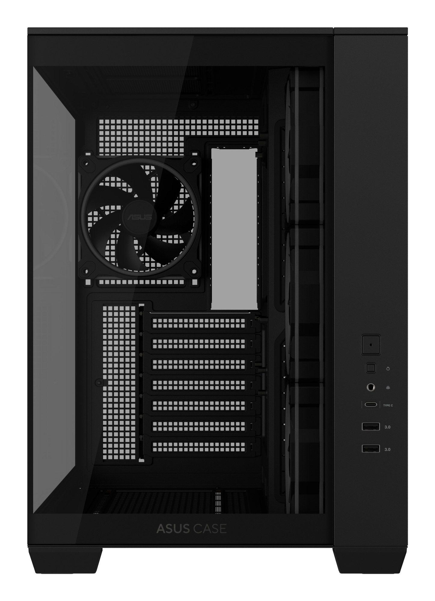 Caixa de PC ASUS A32PLUSTGARGBBLACK (ATX, Micro ATX, Mini-ITX - Midi Tower - Metal - Preto) — miniatura 4