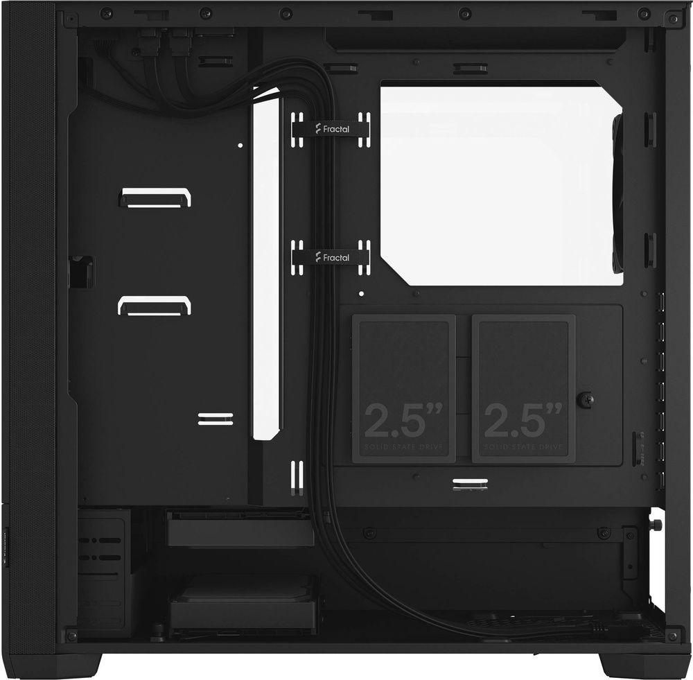 Caixa Midi-Tower FRACTAL DESIGN Pop Silent (ATX, Micro ATX, Mini-ITX - ATX - Midi Tower - Preto) — miniatura 6