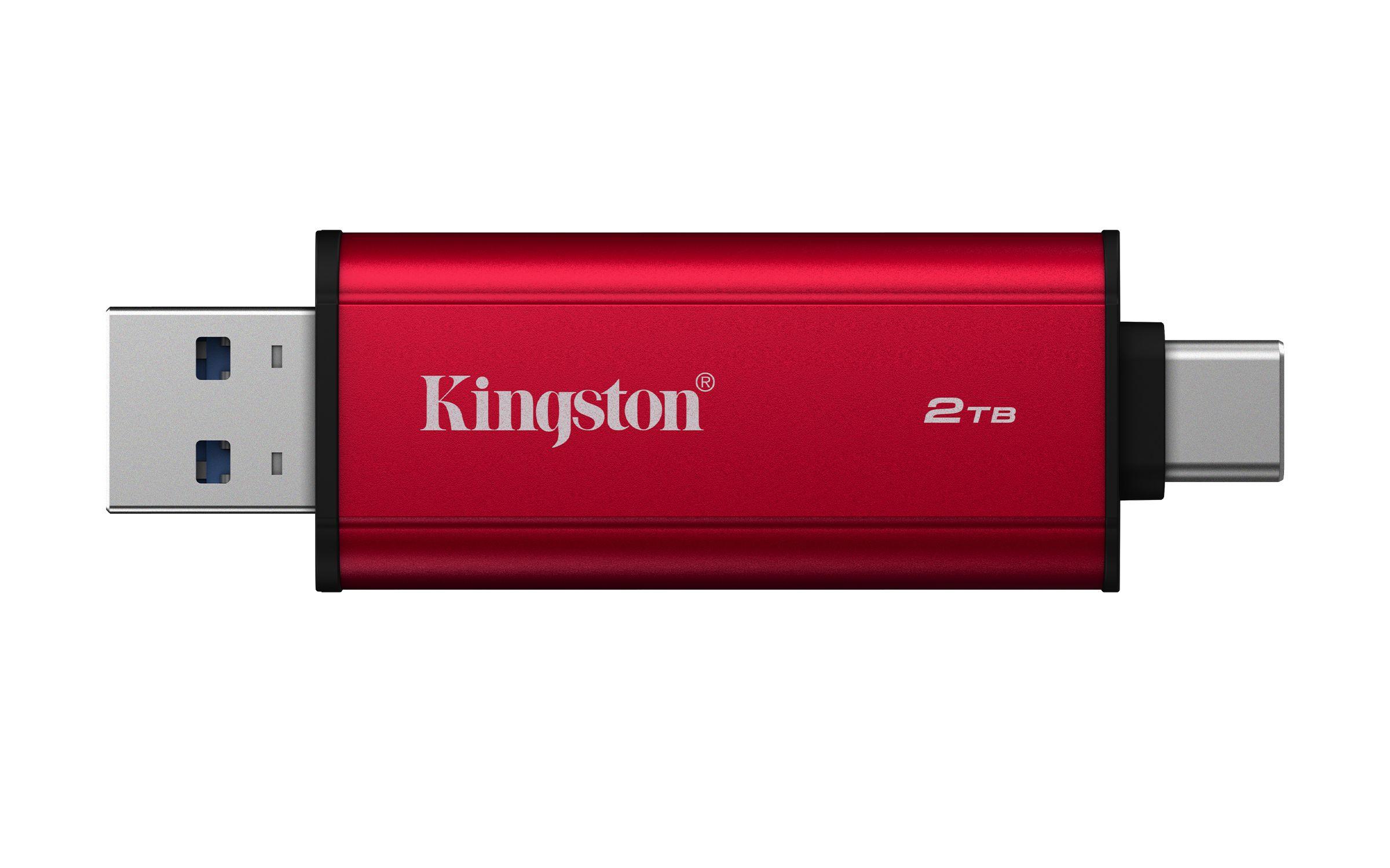 SSD KINGSTON Dual Portable SPSD/2TB (2 TB - Portátil - USB 3.2 Gen 2 - Preto e Vermelho), miniatura 2