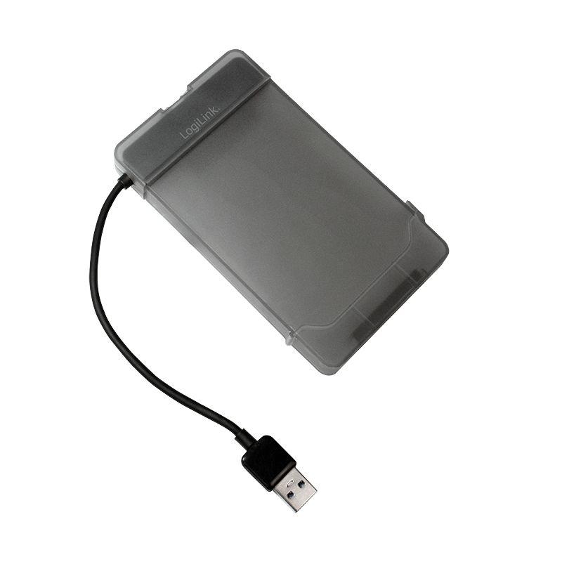 Caixa Externa LOGILINK AU0037 (2.5" - Serial ATA III - Cinzento) — miniatura 2