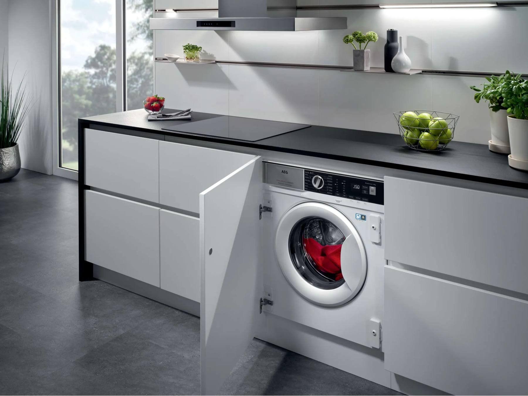 Máquina de Lavar Roupa de Encastre AEG LFU7G8434F (1400 RPM - B - 45 l - Branco), miniatura 6