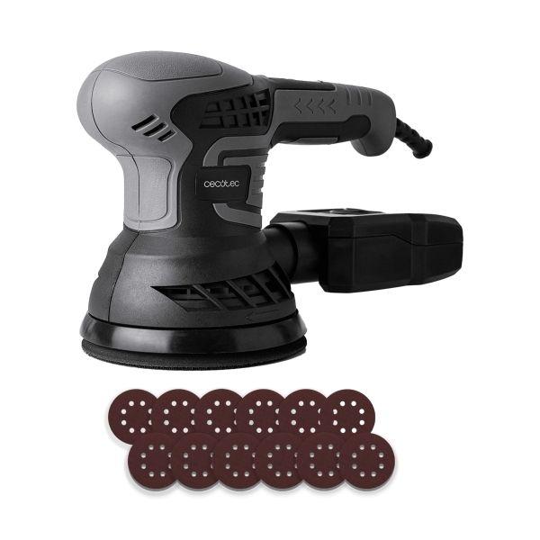Lixadora Roto-orbital CECOTEC PerfectSurface 350 Rotate (350 W - Preto e Cinzento)