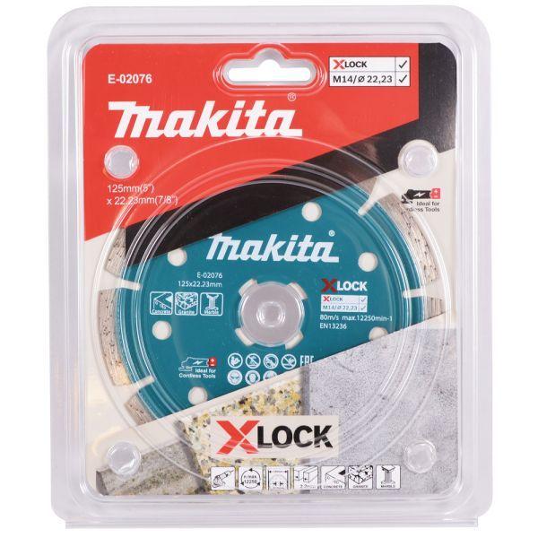 Disco de Corte de Diamante MAKITA E-02076 (X-LOCK - 125 mm), miniatura 2