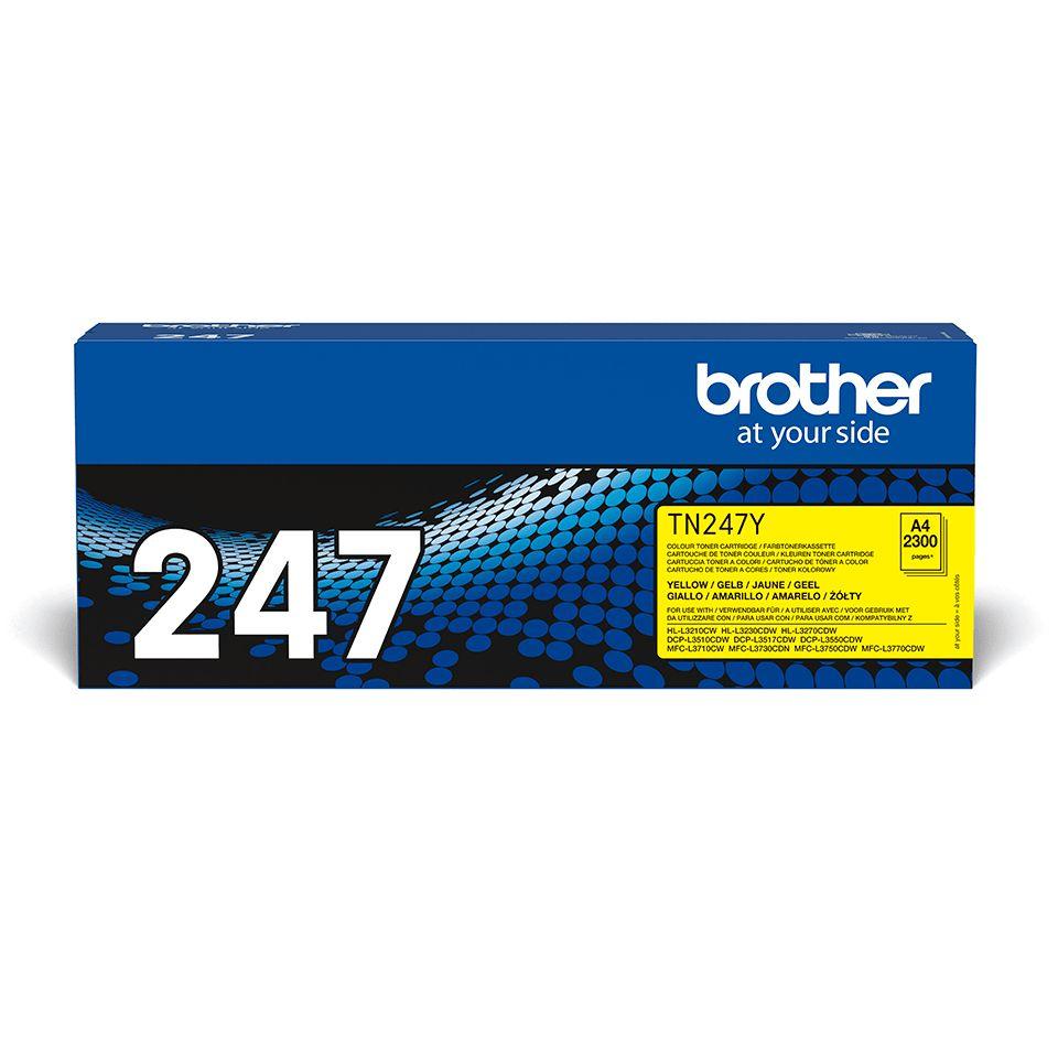 Toner BROTHER TN-247Y (2300 páginas - Amarelo)
