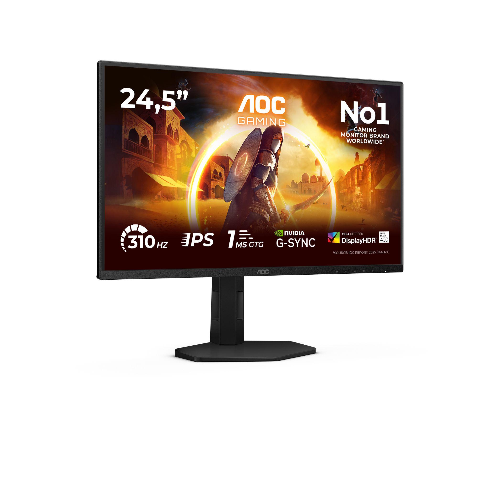 Monitor AOC 25G4SXU (24,5" - Fast IPS - 310 Hz - Preto e Cinzento) — miniatura 2