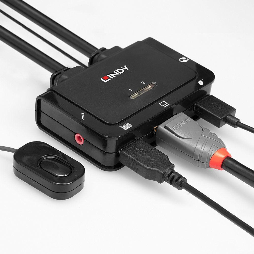 Switch KVM LINDY 42344 (Preto) — miniatura 5