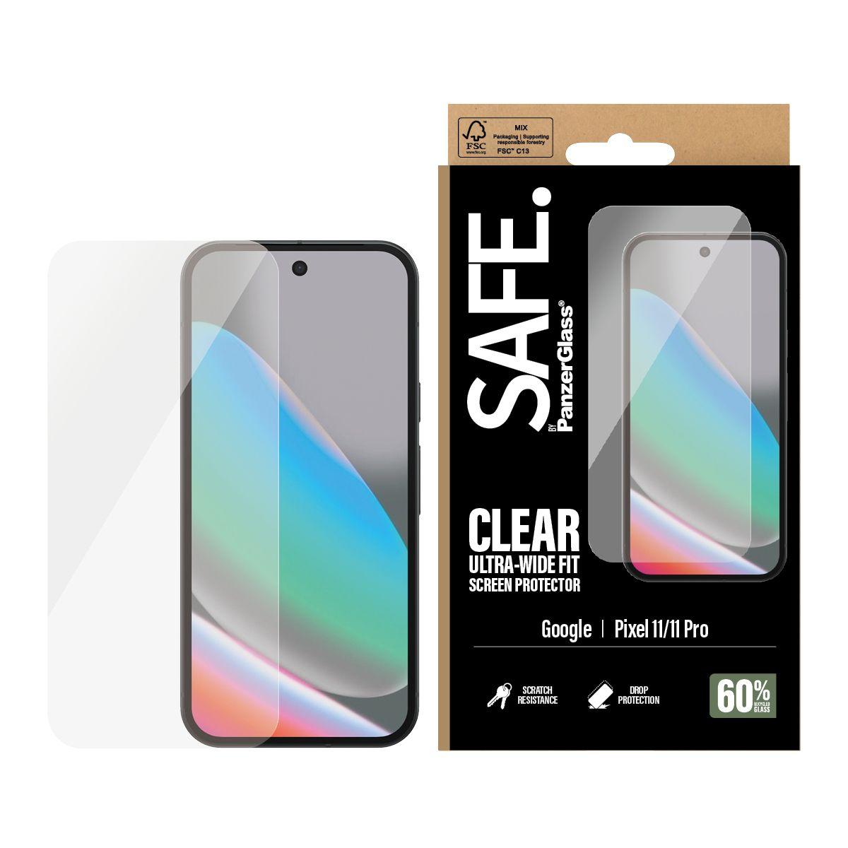 Protetor de Ecrã PANZERGLASS SAFE para Google Pixel 11 / 11 Pro (Google - Transparente), miniatura 2